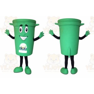 Trash Can Mascot Costume for Adults Custom Logo Party Character Suit