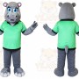Hippopotamus Mascot Costume for Adults Custom Logo Party Character Suit