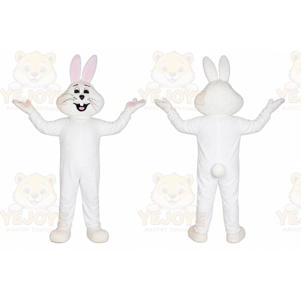 Rabbit Mascot Costume for Adults Custom Logo Party Character Suit