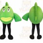 Fish Mascot Costume for Adults Custom Logo Party Character Suit