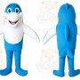 Shark Mascot Costume for Adults Custom Logo Party Character Suit