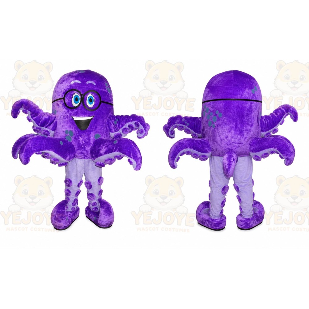 Octopus Mascot Costume for Adults Custom Logo Party Character Suit
