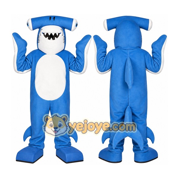 Shark Mascot Costume for Adults Custom Logo Party Character Suit