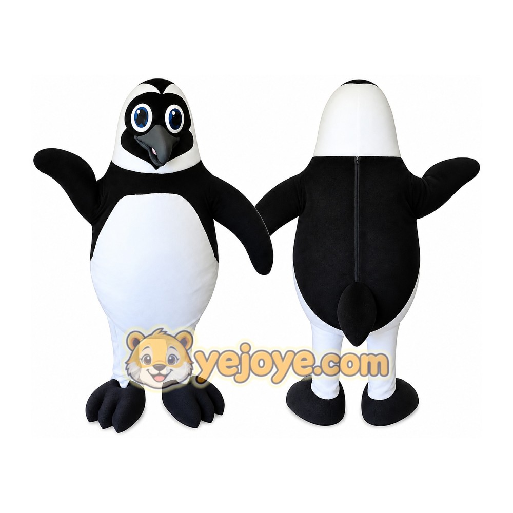 Penguin Mascot Costume for Adults Custom Logo Party Character Suit