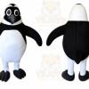 Penguin Mascot Costume for Adults Custom Logo Party Character Suit