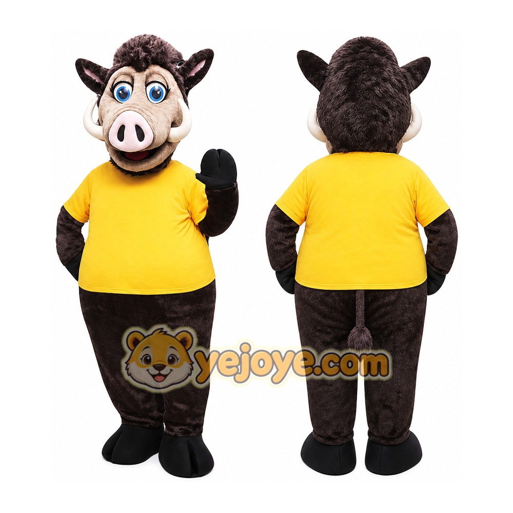 Pig Mascot Costume for Adults Custom Logo Party Character Suit