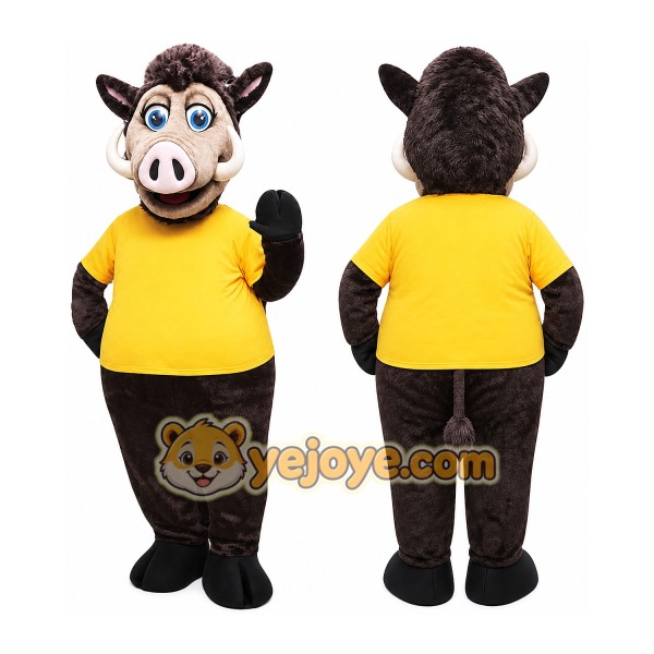 Pig Mascot Costume for Adults Custom Logo Party Character Suit
