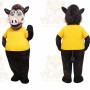 Pig Mascot Costume for Adults Custom Logo Party Character Suit