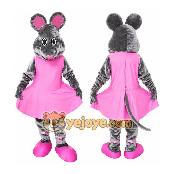 Mouse Mascot Costume for Adults Custom Logo Party Character Suit