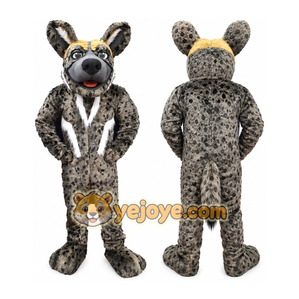 Hyena Mascot Costume for Adults Custom Logo Party Character Suit Hyena Mascot Costume for Adults Custom Logo Party Character Suit