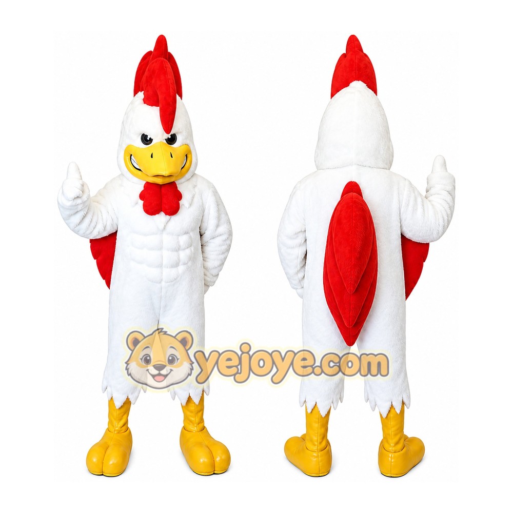 Chicken Mascot Costume for Adults Custom Logo Party Character Suit Chicken Mascot Costume for Adults Custom Logo Party Character Suit