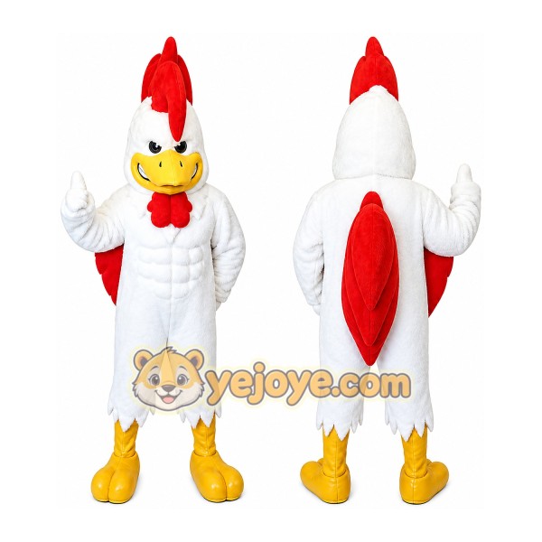 Chicken Mascot Costume for Adults Custom Logo Party Character Suit