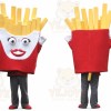 Fries Mascot Costume for Adults Custom Logo Party Character Suit