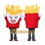 Fries Mascot Costume for Adults Custom Logo Party Character Suit