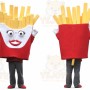Fries Mascot Costume for Adults Custom Logo Party Character Suit