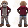 Monkey Mascot Costume for Adults Custom Logo Party Character Suit