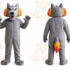 Wolf Mascot Costume for Adults Custom Logo Party Character Suit