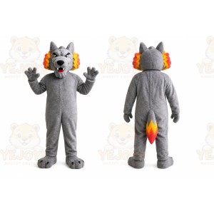 Wolf Mascot Costume for Adults Custom Logo Party Character Suit