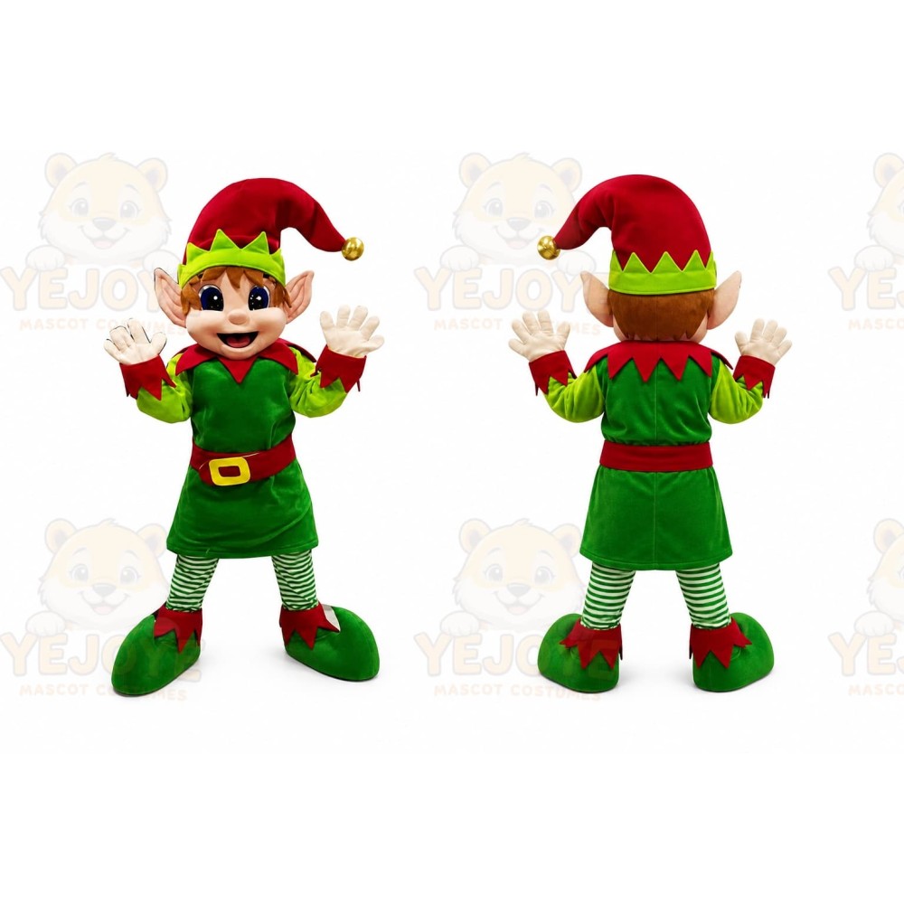 Elf Mascot Costume for Adults Custom Logo Party Character Suit