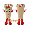 Taco Mascot Costume for Adults Custom Logo Party Character Suit