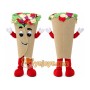 Taco Mascot Costume for Adults Custom Logo Party Character Suit