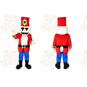 Nutcracker Mascot Costume for Adults Custom Logo Party Character Suit