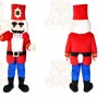 Nutcracker Mascot Costume for Adults Custom Logo Party Character Suit