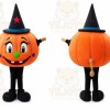 Pumpkin Mascot Costume for Adults Custom Logo Party Character Suit