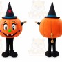 Pumpkin Mascot Costume for Adults Custom Logo Party Character Suit