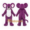 Purple Mouse Mascot Costume for Adults Custom Logo Party Character Suit