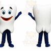 Tooth Mascot Costume for Adults Custom Logo Party Character Suit