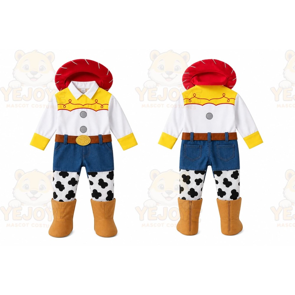 Cowgirl Mascot Costume for Adults Custom Logo Party Character Suit