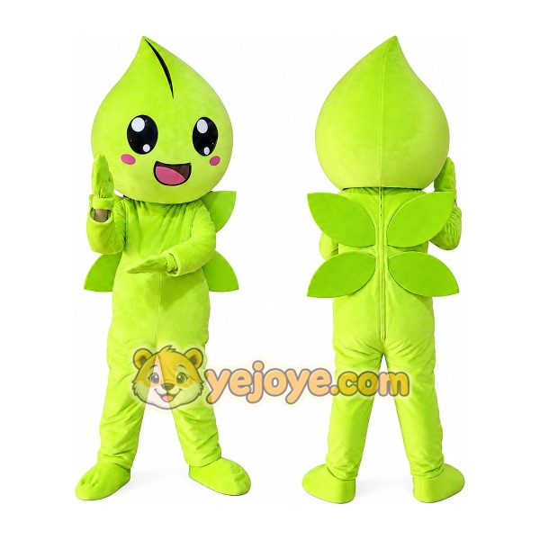 Leaf Character Mascot Costume for Adults Custom Logo Party Character Suit