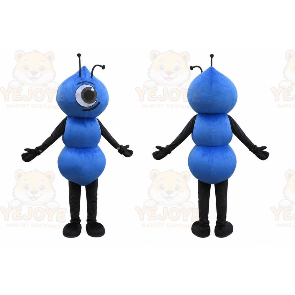 Blue Ant Mascot Costume for Adults Custom Logo Party Character Suit