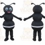 Black Ant Mascot Costume for Adults Custom Logo Party Character Suit