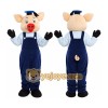 Pig Mascot Costume for Adults Custom Logo Party Character Suit