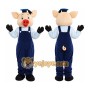 Pig Mascot Costume for Adults Custom Logo Party Character Suit