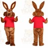 Rabbit Mascot Costume for Adults Custom Logo Party Character Suit