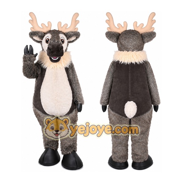 Reindeer Mascot Costume for Adults Custom Logo Party Character Suit