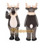 Reindeer Mascot Costume for Adults Custom Logo Party Character Suit
