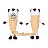 Ice Cream Cone Mascot Costume for Adults Custom Logo Party Character Suit