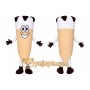 Ice Cream Cone Mascot Costume for Adults Custom Logo Party Character Suit