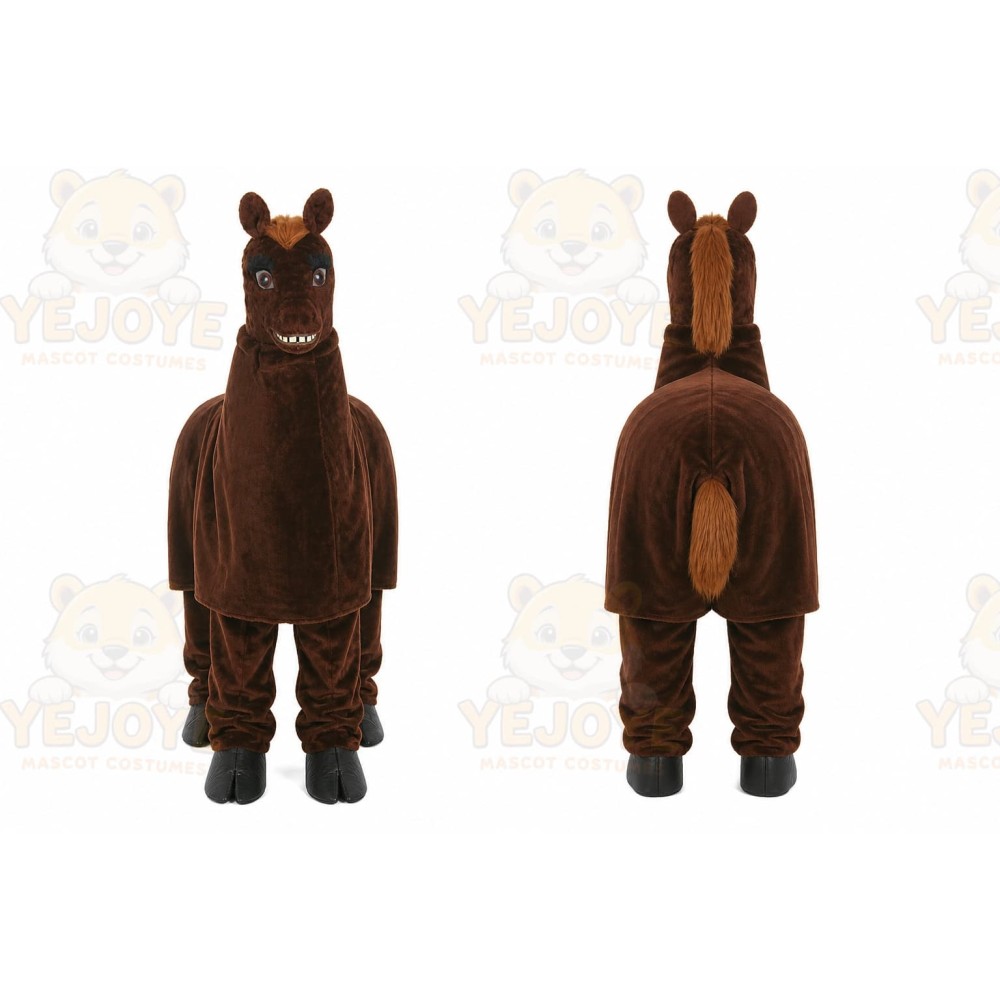 Horse Mascot Costume for Adults Custom Logo Party Character Suit
