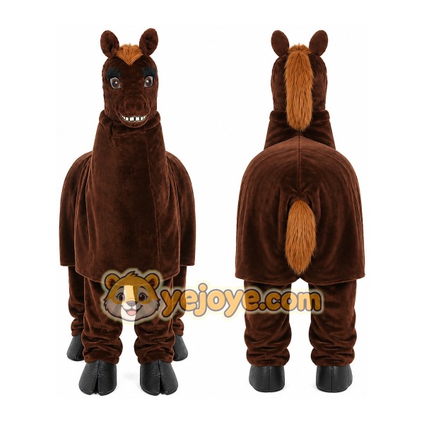 Horse Mascot Costume for Adults Custom Logo Party Character Suit