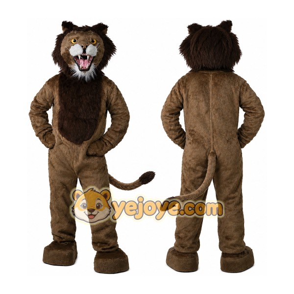 Lion Mascot Costume for Adults Custom Logo Party Character Suit