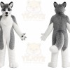 Wolf Mascot Costume for Adults Custom Logo Party Character Suit