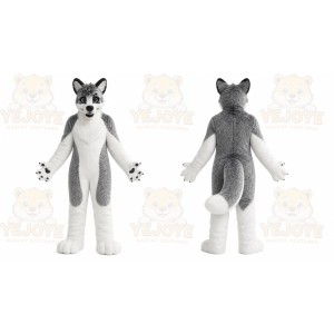 Wolf Mascot Costume for Adults Custom Logo Party Character Suit