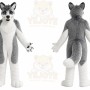 Wolf Mascot Costume for Adults Custom Logo Party Character Suit