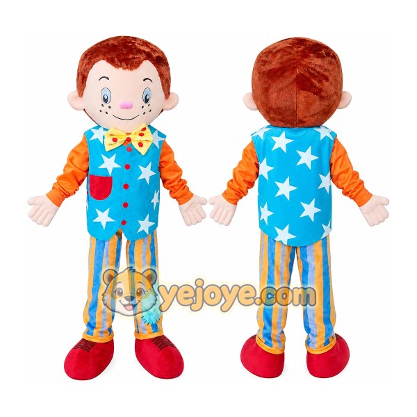Clown Mascot Costume for Adults Custom Logo Party Character Suit