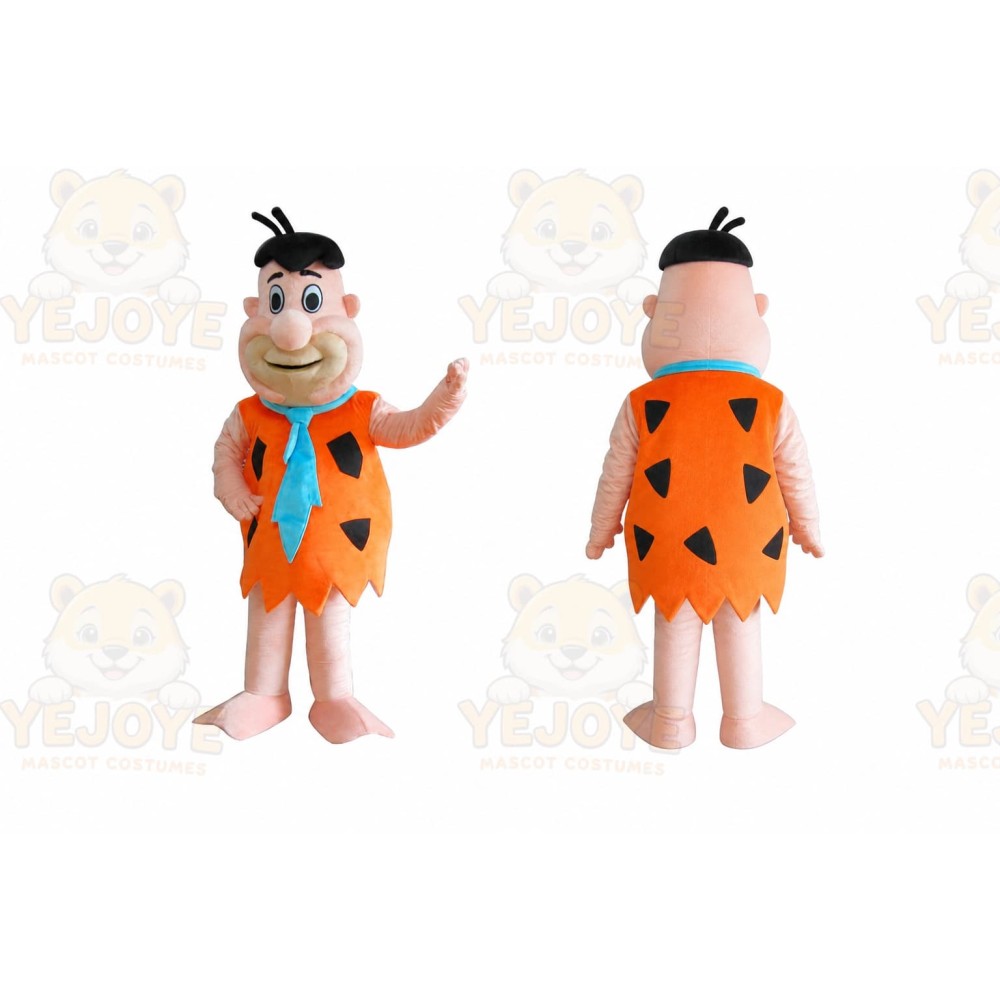 Caveman Mascot Costume for Adults Custom Logo Party Character Suit